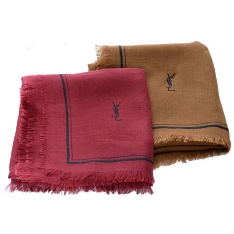 ysl black silk scarf|yves saint laurent cashmere scarf.